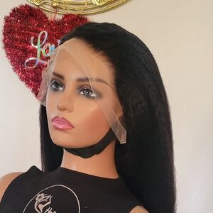 Tomi Kinky Straight Black Lace Front Wig